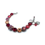 Bracelet By Mariana Woman Gorgeous Pink and Sapphire Swarovski Crystals-SP - Image 2