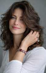 Bracelet By Mariana Woman Gorgeous Pink and Sapphire Swarovski Crystals-SP - Image 3