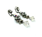 Mariana Earrings Dangling Clear, White Opal & AB Austrian Crystals On A Clear Day Sweet Summer Coll. - Image 3