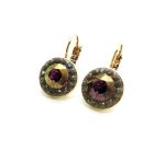 Mariana Earrings Stunning Amethyst Austrian Crystals Desire Nirvana Coll. - Image 2