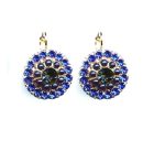 Mariana Earrings Gorgeous Blues Austrian Crystals Electra Odyssey Coll.