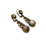 Mariana Earrings Exquisite Marrakech Mineral, Golden Shadow & AB Austrian Crystals My Treasures Coll. - Image 3