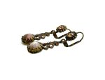 Mariana Earrings Exquisite Marrakech Mineral, Golden Shadow & AB Austrian Crystals My Treasures Coll. - Image 2