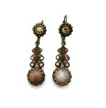 Mariana Earrings Exquisite Marrakech Mineral, Golden Shadow & AB Austrian Crystals My Treasures Coll.