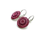 Mariana Earrings Alluring Pinks Austrian Crystals Saba Caribbean Life Coll. - Image 2