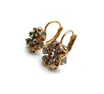 Mariana Earrings Dainty Floral Black Diamond & AB Austrian Crystals My Treasures Coll. - Image 2