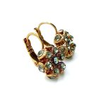 Mariana Earrings Dainty Floral Black Diamond & AB Austrian Crystals My Treasures Coll. - Image 3