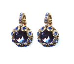 Mariana Earrings Exquisite Blues Austrian Crystals Electra Odyssey Coll.