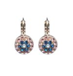 Mariana Earrings Simply Elegant Blues & Lt Rose Austrian Crystals Kiss From A Rose Songbook Coll. - Image 2