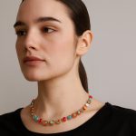 Necklace By Mariana Woman Turquoise Mineral and Opal Swarovski Crystals-RG - Image 3