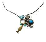 Necklace Pendant By Mariana Woman Heart and Charms Swarovski Crystals - Image 2