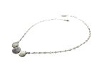 Mariana Necklace Pendant Gorgeous Opals, Chrysolite & Golden Shadow Austrian Crystals My Treasures Coll. - Image 2