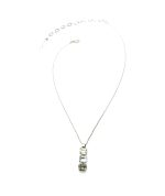 Mariana Necklace Pendant Triple Tier Moonlight, Clear & Blk Diamond Austrian Crystals 2019 Special Edition Coll. - Image 3