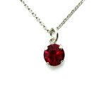 Necklace Pendant By Mariana Woman Stunning Ruby Swarovski Crystal