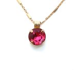 Mariana Necklace Pendant Sassy Indian Pink Austrian Crystal My Treasures Coll.