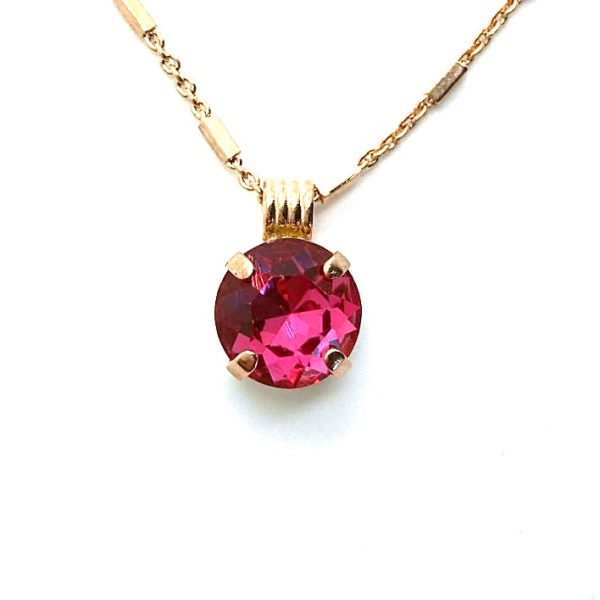 Mariana Necklace Pendant Sassy Indian Pink Austrian Crystal My Treasures Coll.