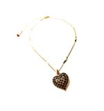 Mariana Necklace Pendant Heart Shaped Siam Austrian Crystals My Treasures Coll. - Image 3