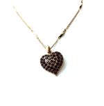 Mariana Necklace Pendant Heart Shaped Siam Austrian Crystals My Treasures Coll. - Image 2