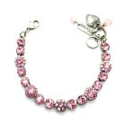 Mariana Bracelet Precious Lt Rose & AB Austrian Crystals My Treasures Coll. Silver Plated - Image 3