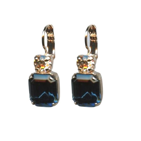 Earrings By Mariana Woman Timeless Treasure Montana Blue and Silk Swarovski Crystals