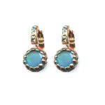 Mariana Earrings Sophisticated Blues Austrian Crystals Peacock Nature Coll. - Image 2