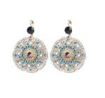 Mariana Earrings Adorable Boho in Purples, Blues & Opals Austrian Crystals My Treasures Coll. - Image 2
