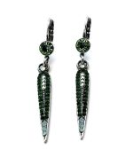Earrings By Mariana Woman Fashionable Tourmaline and Peridot Swarovski Crystals - Image 4