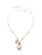 Necklace Pendant By Mariana Woman Shimmering White Opal Swarovski Crystals - Image 3