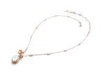 Necklace Pendant By Mariana Woman Shimmering White Opal Swarovski Crystals - Image 2