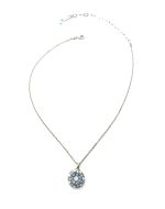 Mariana Necklace Pendant Guardian Angel Floral in Opals Austrian Crystals My Treasures Coll. - Image 3
