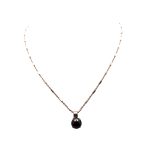 Mariana Necklace Pendant Faceted Garnet Mineral My Treasures Coll. - Image 3