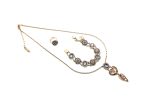 Mariana Jewelry Set Necklace, Bracelet & Ring Indian Sapphire Austrian Crystals Africa Coll.