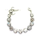 Mariana Bracelet Shimmering Clear Austrian Crystals On A Clear Day Icons Coll.