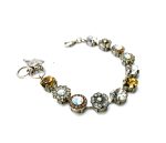 Mariana Bracelet Elegant Champagne, Amber & Whites Austrian Crystals Gypsy Soul Coll. - Image 3