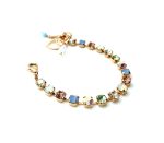 Bracelet By Mariana Woman Sassy White and Blue Opal Swarovski Crystals - Image 3