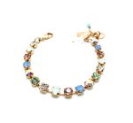 Bracelet By Mariana Woman Sassy White and Blue Opal Swarovski Crystals