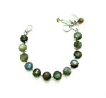 Bracelet By Mariana Woman Gorgeous Rhodium Plated Labradorite Mineral - Image 2