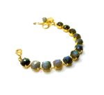 Mariana Bracelet Elegant YG Plated Labradorite Mineral My Treasures Coll. - Image 3