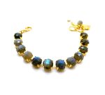Mariana Bracelet Elegant YG Plated Labradorite Mineral My Treasures Coll.