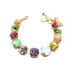 Mariana Bracelet Clear, Amethyst, Pink, White & Opal 11 mm Austrian Crystals Pina Colada Cocktail Hour Coll.