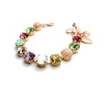 Mariana Bracelet Clear, Amethyst, Pink, White & Opal 11 mm Austrian Crystals Pina Colada Cocktail Hour Coll. - Image 2