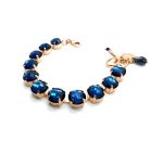 Bracelet By Mariana Woman Dazzling Faceted Cobalt Blue Opal Swarovski Crystals - Image 2
