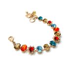 Mariana Bracelet Shimmering Multi Color Austrian Crystals Tinsel Winter Wonderland Coll. - Image 3