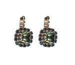 Mariana Earrings Elegant Black Diamond & Indicolite Austrian Crystals Nightfall Mystique Coll. - Image 2