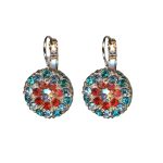 Mariana Earrings Adorable Floral Multi Color Austrian Crystals Afterlight Mystique Coll. - Image 2