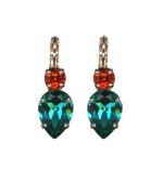 Mariana Earrings Stunning Blue Zircon & Hyacinth Austrian Crystals Afterlight Mystique Coll. - Image 3