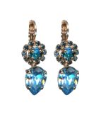 Mariana Earrings Exquisitely Elegant in Blues Austrian Crystals Nightfall Mystique Coll. - Image 2