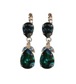 Mariana Earrings Sophisticated Blues Austrian Crystals Nightfall Mystique Coll. - Image 3