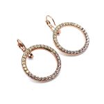 Earrings By Mariana Woman Exquisite Golden Shadow Swarovski Crystals - Image 3