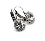 Earrings By Mariana Woman Dainty Floral in Clear Swarovski Crystals - Image 3